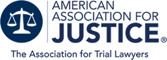 Logo Recognizing Fowler Pickert Eisenmenger Norfleet's affiliation with American Association for Justice