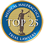 Logo Recognizing Fowler Pickert Eisenmenger Norfleet's affiliation with Trail Lawyers Medical Malpractice Top 25