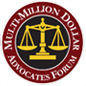 Logo Recognizing Fowler Pickert Eisenmenger Norfleet's affiliation with Multi-Million Dollar Advocates Forum